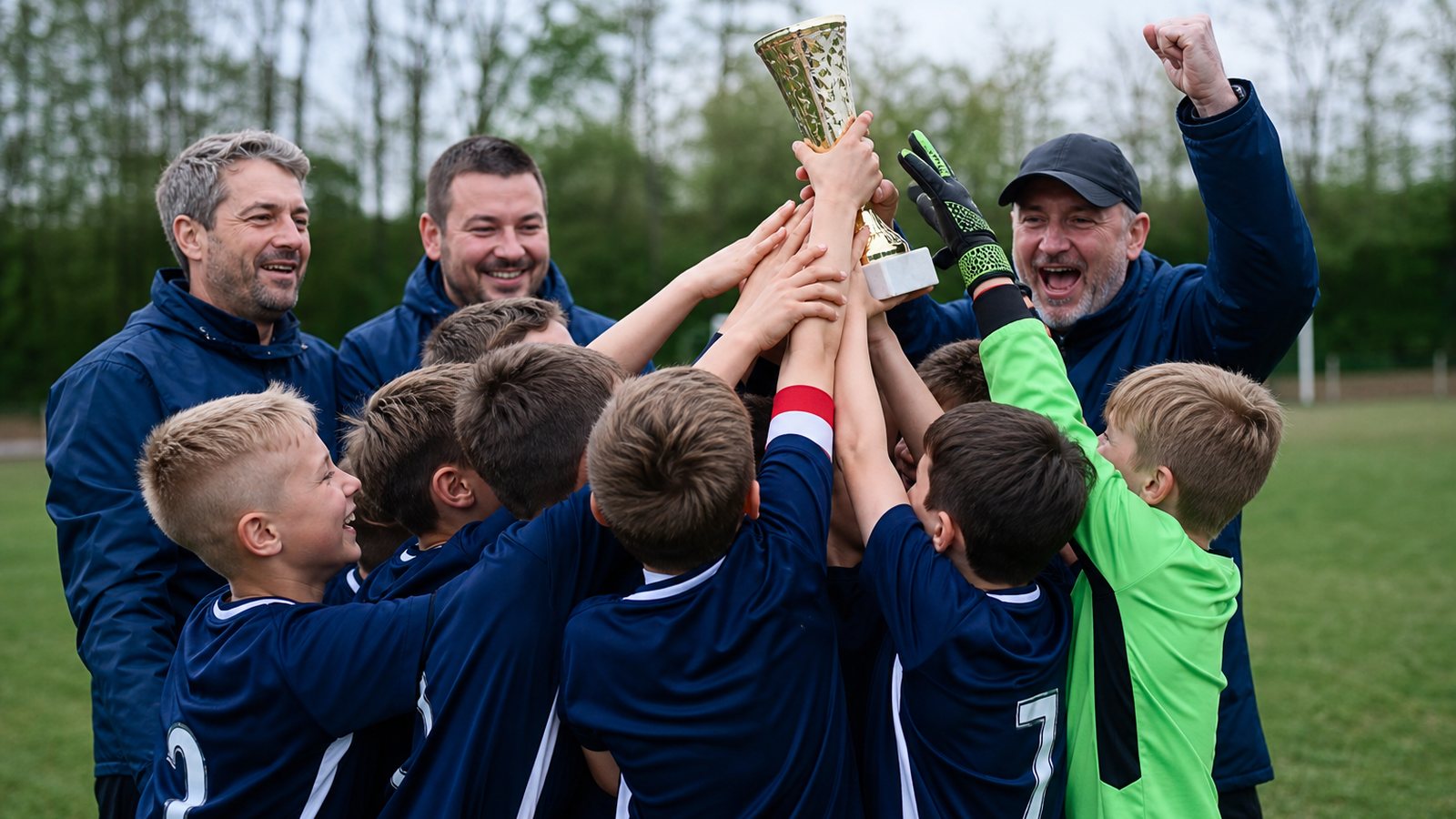 Adhérents et bénévoles d'un club sportif réunis autour d'un moment convivial après l'entraînement